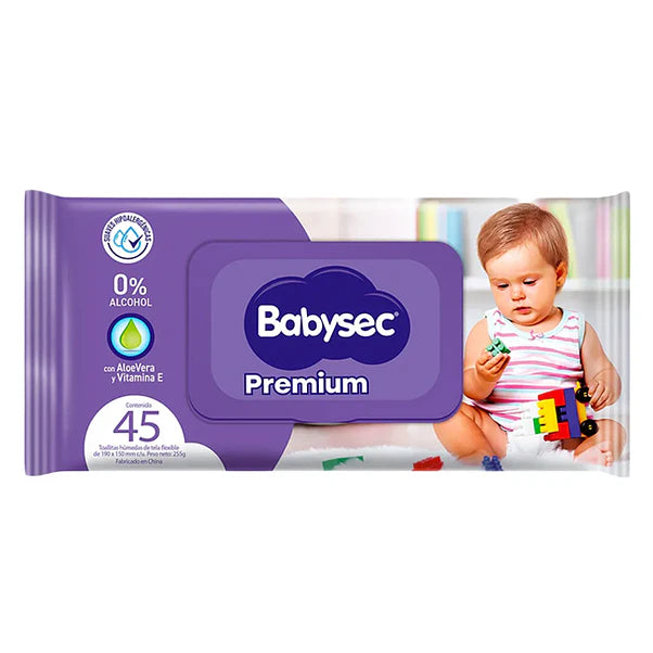 Toallitas Húmedas Babysec 45 - 10 Unidades